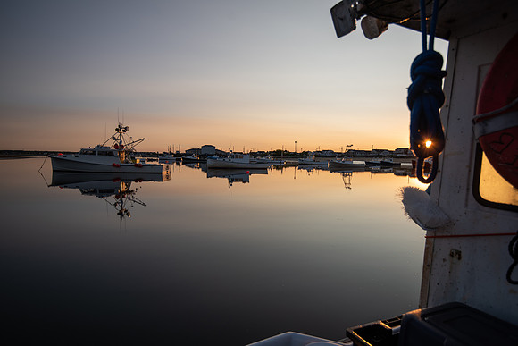Seabrook Harbor sunrise